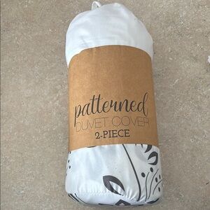Patterned Duvet Cover 2-Piece Set